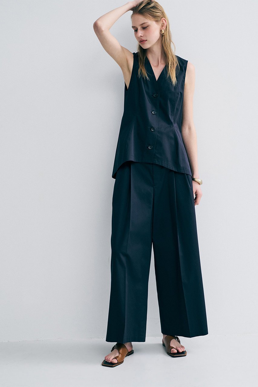 【アンクレイヴ/uncrave】のコットンクロスプレーン ペプラムジレブラウス 人気、トレンドファッション・服の通販 founy(ファニー) ファッション Fashion レディースファッション Fashion for Women アウター Coat / Outerwear Collection トップス・カットソー Cut & Sew Tops キャミソール&ノースリーブ Camisoles & Sleeveless Tops シャツ・ブラウス・オフィスカジュアル Elegant Blouses & Button-Ups ベスト&ジレ / 重ね着スタイル Vests & Gilets コルセット Corset, Bustier サテン Satin, Glossy Fabric シェイプ Shape, Slim Fit セットアップ Set-Up, Coordinated Outfit ノースリーブ Sleeveless, No-Sleeve ブロード Broadcloth, Fine Cotton ペプラム Peplum, Flared Hem other-7|ID: prp329100004918832 ipo3291000000036897797