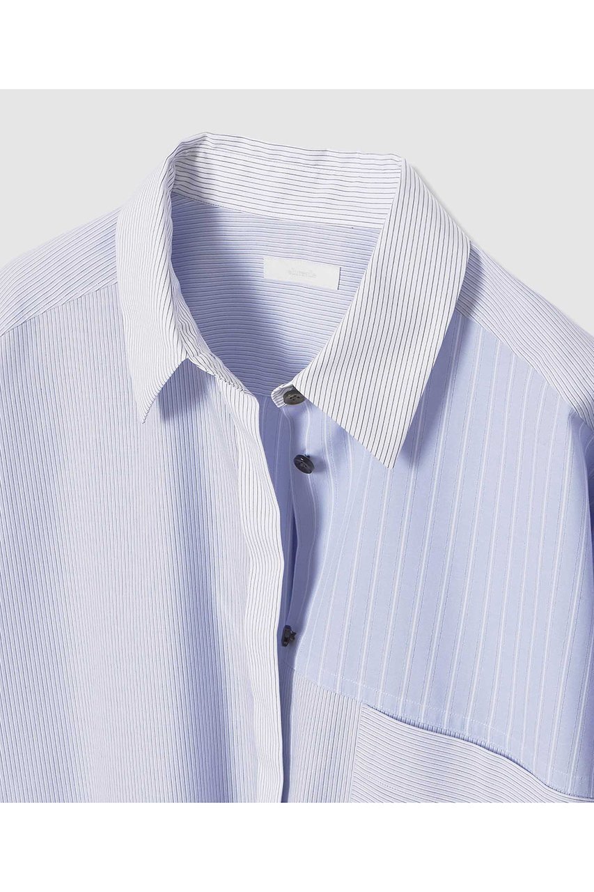 【アルアバイル/allureville】のクレイジーストライプシャツ 人気、トレンドファッション・服の通販 founy(ファニー) ファッション Fashion レディースファッション Fashion for Women トップス・カットソー Cut & Sew Tops シャツ・ブラウス・オフィスカジュアル Elegant Blouses & Button-Ups おすすめ Recommended / Our Picks ショルダー Shoulder, Shoulder Strap スリーブ Sleeve, Long Sleeve / Short Sleeve デニム Denim, Jeans Material ドロップ Drop Shoulder, Dropped Style パターン Pattern, Design Print パッチ Patch, Appliqué ボトム Bottoms, Lower Wear ポケット Pocket, Pocket Detail マニッシュ Mannish, Boyish ロング Long, Long-Length other-3|ID: prp329100004918836 ipo3291000000036897827