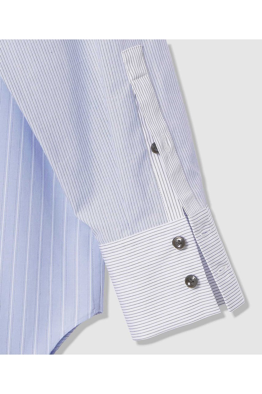 【アルアバイル/allureville】のクレイジーストライプシャツ 人気、トレンドファッション・服の通販 founy(ファニー) ファッション Fashion レディースファッション Fashion for Women トップス・カットソー Cut & Sew Tops シャツ・ブラウス・オフィスカジュアル Elegant Blouses & Button-Ups おすすめ Recommended / Our Picks ショルダー Shoulder, Shoulder Strap スリーブ Sleeve, Long Sleeve / Short Sleeve デニム Denim, Jeans Material ドロップ Drop Shoulder, Dropped Style パターン Pattern, Design Print パッチ Patch, Appliqué ボトム Bottoms, Lower Wear ポケット Pocket, Pocket Detail マニッシュ Mannish, Boyish ロング Long, Long-Length other-6|ID: prp329100004918836 ipo3291000000036897830