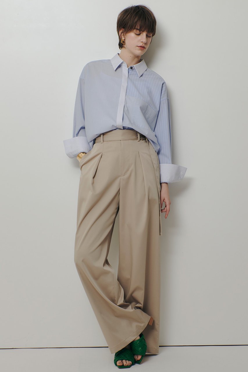 【アルアバイル/allureville】のクレイジーストライプシャツ 人気、トレンドファッション・服の通販 founy(ファニー) ファッション Fashion レディースファッション Fashion for Women トップス・カットソー Cut & Sew Tops シャツ・ブラウス・オフィスカジュアル Elegant Blouses & Button-Ups おすすめ Recommended / Our Picks ショルダー Shoulder, Shoulder Strap スリーブ Sleeve, Long Sleeve / Short Sleeve デニム Denim, Jeans Material ドロップ Drop Shoulder, Dropped Style パターン Pattern, Design Print パッチ Patch, Appliqué ボトム Bottoms, Lower Wear ポケット Pocket, Pocket Detail マニッシュ Mannish, Boyish ロング Long, Long-Length other-7|ID: prp329100004918836 ipo3291000000036897831