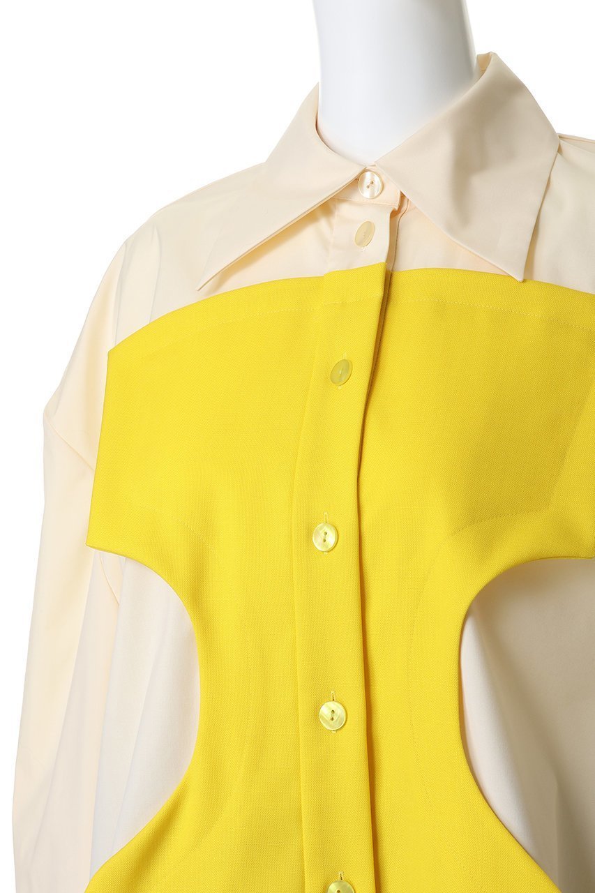 【エンフォルド/ENFOLD】のSILHOUETTE BIG SHIRT 人気、トレンドファッション・服の通販 founy(ファニー) 　ファッション　Fashion　レディースファッション　Fashion for Women　トップス・カットソー　Cut & Sew Tops　シャツ・ブラウス・オフィスカジュアル　Elegant Blouses & Button-Ups　おすすめ　Recommended / Our Picks　シェイプ　Shape, Slim Fit　スリーブ　Sleeve, Long Sleeve / Short Sleeve　セットアップ　Set-Up, Coordinated Outfit　バランス　Balance, Style Balance　プリーツ　Pleats, Pleated　ロング　Long, Long-Length　other-5|ID: prp329100004918837 ipo3291000000036897840