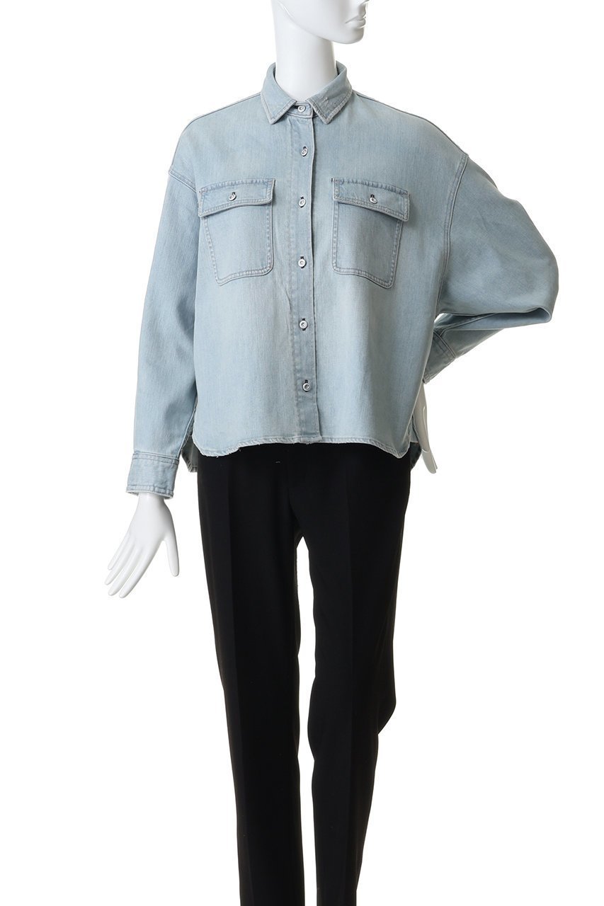 【ヘルシーデニム/Healthy Denim】のAlmond Milk デニムシャツ 人気、トレンドファッション・服の通販 founy(ファニー) ファッション Fashion レディースファッション Fashion for Women トップス・カットソー Cut & Sew Tops シャツ・ブラウス・オフィスカジュアル Elegant Blouses & Button-Ups おすすめ Recommended / Our Picks ショート Short, Short Length スリーブ Sleeve, Long Sleeve / Short Sleeve ダメージ Distressed, Destroyed デニム Denim, Jeans Material バランス Balance, Style Balance ポケット Pocket, Pocket Detail ロング Long, Long-Length 羽織 Haori, Light Jacket other-2|ID: prp329100004918839 ipo3291000000036897854