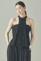 【カレンソロジー/Curensology】のジャカードエンブロイダリーブラウス ブラック|ID: prp329100004918841 ipo3291000000036897876