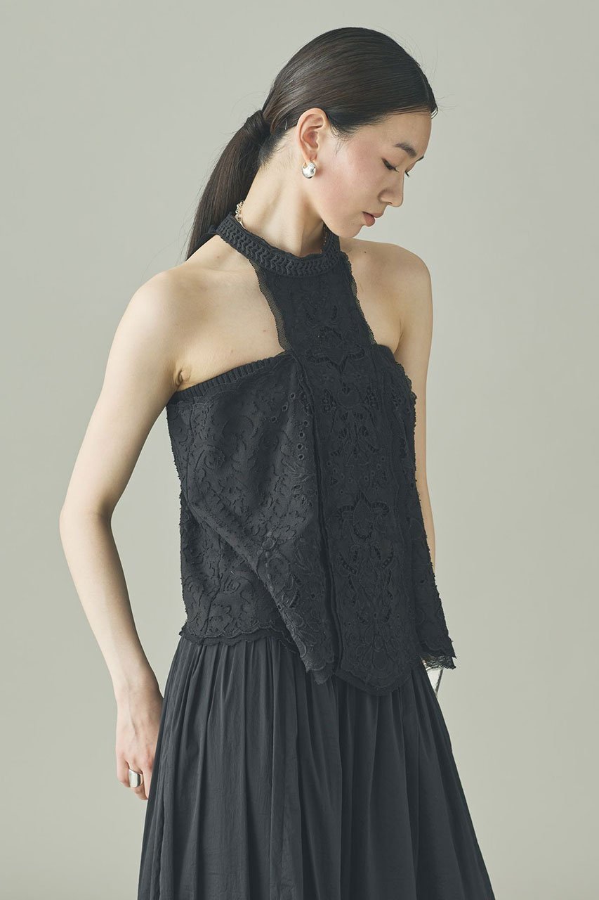 【カレンソロジー/Curensology】のジャカードエンブロイダリーブラウス 人気、トレンドファッション・服の通販 founy(ファニー) 　ファッション　Fashion　レディースファッション　Fashion for Women　トップス・カットソー　Cut & Sew Tops　キャミソール&ノースリーブ　Camisoles & Sleeveless Tops　シャツ・ブラウス・オフィスカジュアル　Elegant Blouses & Button-Ups　インド　Indian Textile　インナー　Innerwear　オーガンジー　Organza Fabric　ジャカード／ジャガード　Jacquard, Woven Pattern　チューブ　Tube, Tube Top　ノースリーブ　Sleeveless, No-Sleeve　フォルム　Silhouette, Form　フロント　Front, Front Design　メッシュ　Mesh, Net Fabric　リボン　Ribbon, Bow　ワーク　Workwear, Utility Style　再入荷　Restock / Back in Stock　other-2|ID: prp329100004918841 ipo3291000000036897877