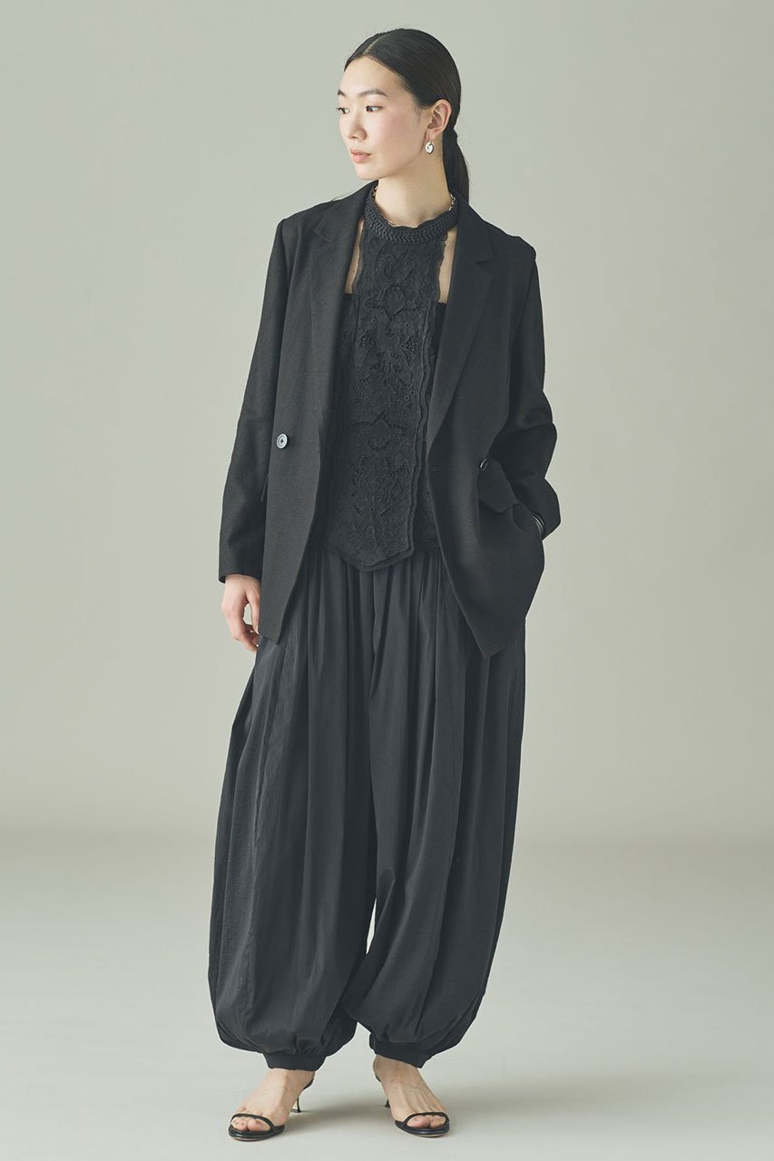 【カレンソロジー/Curensology】のジャカードエンブロイダリーブラウス 人気、トレンドファッション・服の通販 founy(ファニー) 　ファッション　Fashion　レディースファッション　Fashion for Women　トップス・カットソー　Cut & Sew Tops　キャミソール&ノースリーブ　Camisoles & Sleeveless Tops　シャツ・ブラウス・オフィスカジュアル　Elegant Blouses & Button-Ups　インド　Indian Textile　インナー　Innerwear　オーガンジー　Organza Fabric　ジャカード／ジャガード　Jacquard, Woven Pattern　チューブ　Tube, Tube Top　ノースリーブ　Sleeveless, No-Sleeve　フォルム　Silhouette, Form　フロント　Front, Front Design　メッシュ　Mesh, Net Fabric　リボン　Ribbon, Bow　ワーク　Workwear, Utility Style　再入荷　Restock / Back in Stock　other-8|ID: prp329100004918841 ipo3291000000036897883