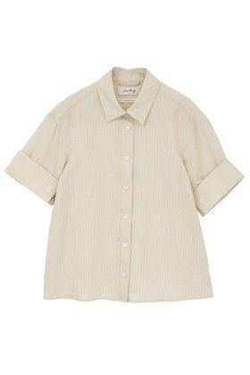 【マルティニーク/martinique】 【l heritage martinique】コージーストライプショートスリーブシャツ(セットアップ可)人気、トレンドファッション・服の通販 founy(ファニー) ファッション Fashion レディースファッション Fashion for Women トップス・カットソー Cut & Sew Tops シャツ・ブラウス・オフィスカジュアル Elegant Blouses & Button-Ups カフス Cuff Design コンパクト Compact, Small Size ショート Short, Short Length ストライプ Stripe, Striped Pattern ストレート Straight, Straight Cut スリーブ Sleeve, Long Sleeve / Short Sleeve セットアップ Set-Up, Coordinated Outfit ダブル Double, Double-Breasted チェック Check, Plaid, Tartan バランス Balance, Style Balance パイピング Piping, Trim Design おすすめ Recommended / Our Picks |ID:prp329100004918843