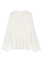 【マルティニーク/martinique】の【l heritage martinique】オーガンジーペプラムブラウス ホワイト|ID: prp329100004918844 ipo3291000000036897898