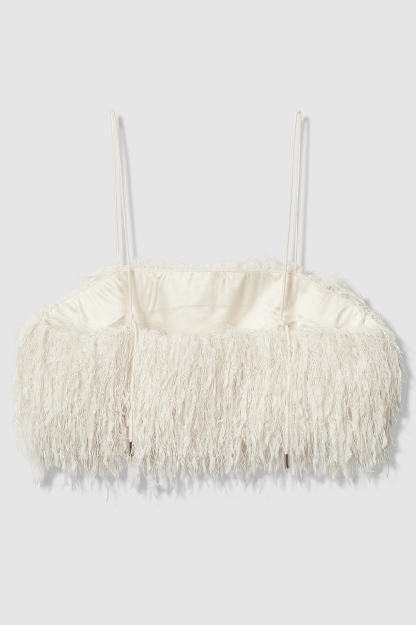 【アルアバイル/allureville】のフェザービスチェ 人気、トレンドファッション・服の通販 founy(ファニー) 　ファッション　Fashion　レディースファッション　Fashion for Women　トップス・カットソー　Cut & Sew Tops　キャミソール&ノースリーブ　Camisoles & Sleeveless Tops　シャツ・ブラウス・オフィスカジュアル　Elegant Blouses & Button-Ups　ビスチェ　Bustiers & Corset Tops / Layered Bustier Style　インナー　Innerwear　シンプル　Simple, Minimal　タートルネック　Turtleneck, High Neck　デニム　Denim, Jeans Material　ノースリーブ　Sleeveless, No-Sleeve　パーティ　Party, Party Style　エレガント 上品　Elegant　冬　Winter / This Winter　other-2|ID: prp329100004918846 ipo3291000000036897910