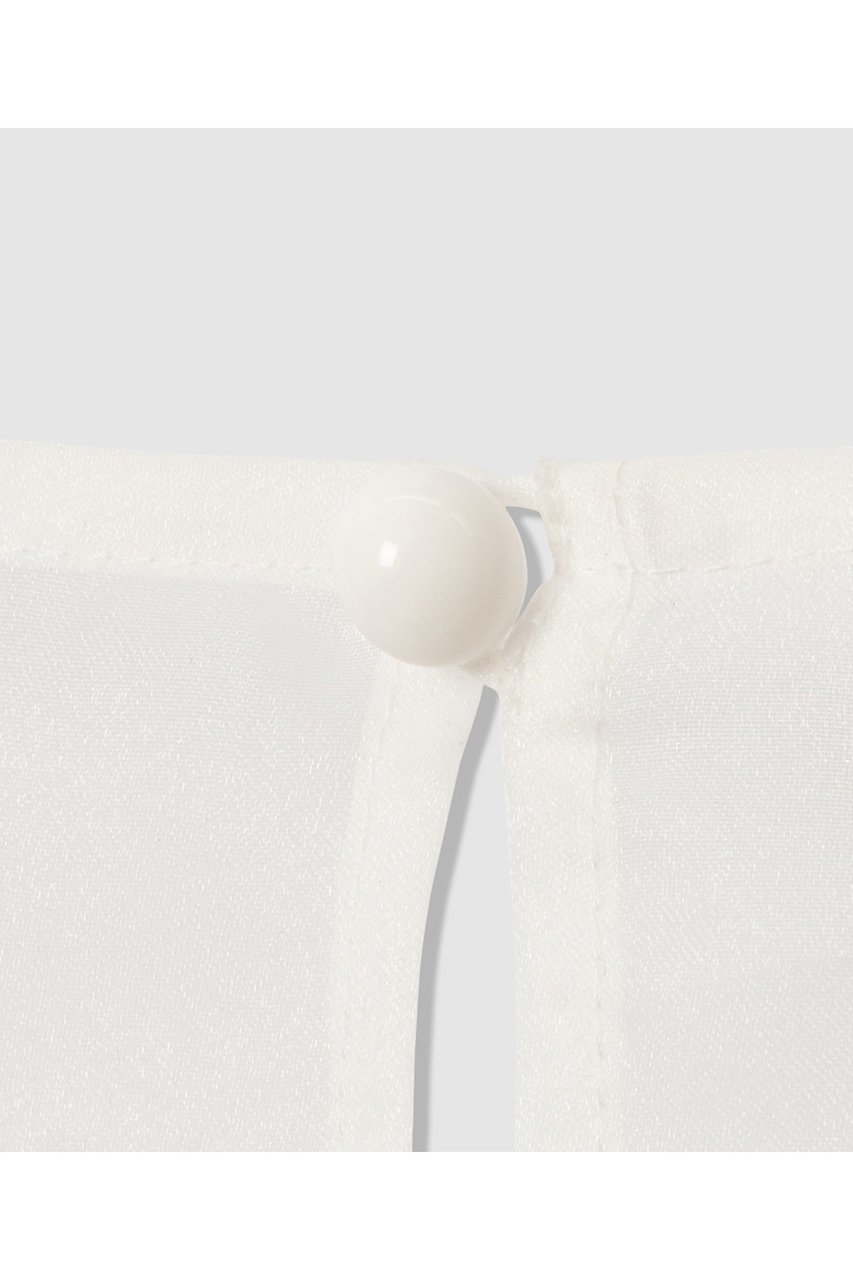 【アルアバイル/allureville】の【LOULOU WILLOUGHBY】オーガンフラワーブラウス 人気、トレンドファッション・服の通販 founy(ファニー) 　ファッション　Fashion　レディースファッション　Fashion for Women　トップス・カットソー　Cut & Sew Tops　シャツ・ブラウス・オフィスカジュアル　Elegant Blouses & Button-Ups　オーガンジー　Organza Fabric　ショート　Short, Short Length　スリーブ　Sleeve, Long Sleeve / Short Sleeve　デコルテ　Décolleté, Neckline　ビジュー　Bijou, Jewel-like Accent　フラワー　Flower, Floral　エレガント 上品　Elegant　無地　Plain, Solid Color　other-6|ID: prp329100004918847 ipo3291000000036897922