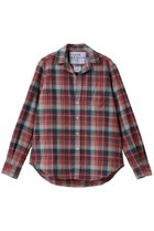 【フランク&アイリーン/Frank&Eileen】のEILEEN イタリアンコットン レッド シャツ 人気、トレンドファッション・服の通販 founy(ファニー) ファッション Fashion レディースファッション Fashion for Women トップス・カットソー Cut & Sew Tops シャツ・ブラウス・オフィスカジュアル Elegant Blouses & Button-Ups スリーブ Sleeve, Long Sleeve / Short Sleeve チェック Check, Plaid, Tartan ロング Long, Long-Length 無地 Plain, Solid Color thumbnail レッド|ID: prp329100004918853 ipo3291000000036897970
