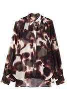【アドーア/ADORE】のロールシャッハプリントブラウス 人気、トレンドファッション・服の通販 founy(ファニー) ファッション Fashion レディースファッション Fashion for Women トップス・カットソー Cut & Sew Tops シャツ・ブラウス・オフィスカジュアル Elegant Blouses & Button-Ups シフォン Chiffon, Lightweight Fabric スリーブ Sleeve, Long Sleeve / Short Sleeve フェミニン Feminine, Girly プリント Print, Printed Pattern モダン Modern, Contemporary ロング Long, Long-Length |ID:prp329100004918858