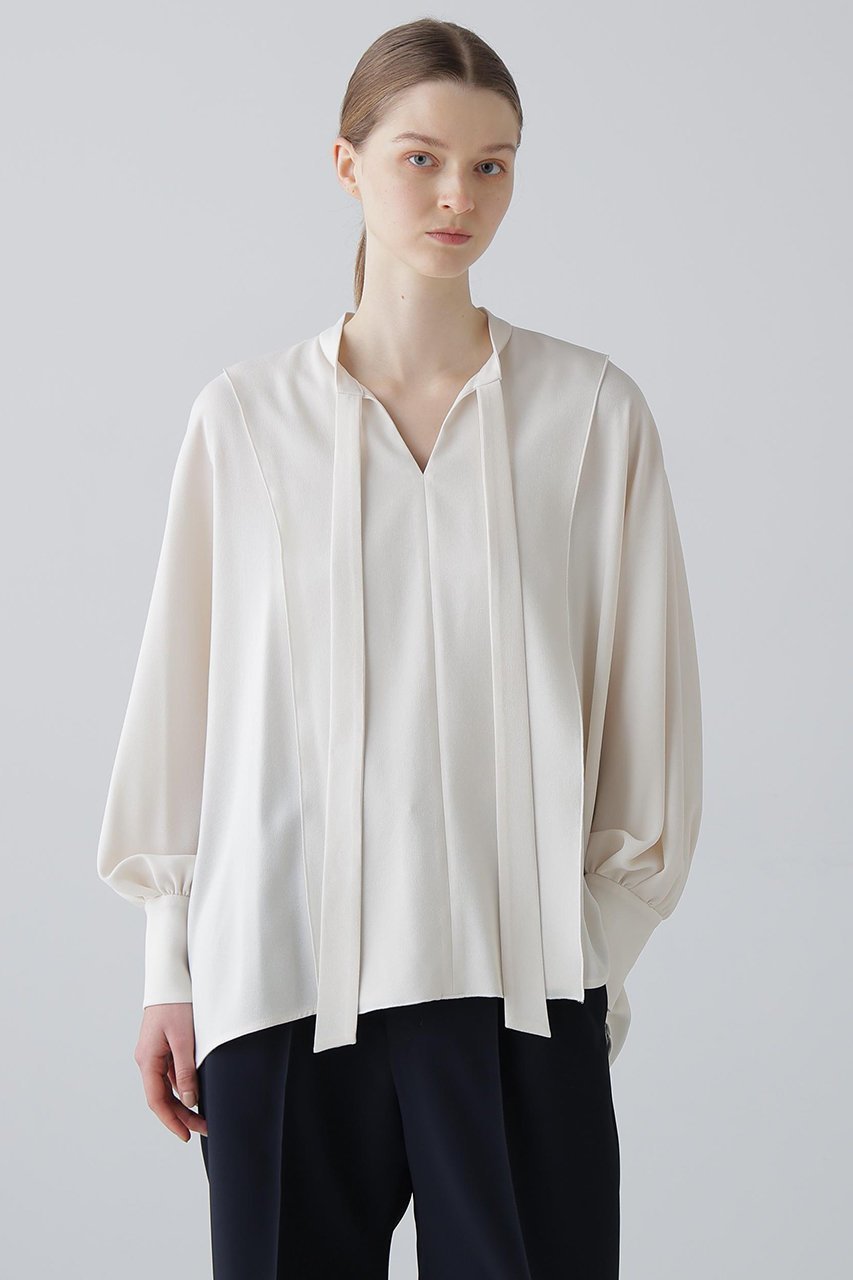 【アドーア/ADORE】のバックサテンジョーゼットブラウス 人気、トレンドファッション・服の通販 founy(ファニー) ファッション Fashion レディースファッション Fashion for Women トップス・カットソー Cut & Sew Tops シャツ・ブラウス・オフィスカジュアル Elegant Blouses & Button-Ups バッグ Bags シンプル Simple, Minimal スタンダード Standard, Basic スリーブ Sleeve, Long Sleeve / Short Sleeve フロント Front, Front Design ロング Long, Long-Length エレガント 上品 Elegant other-2|ID: prp329100004918865 ipo3291000000036898073