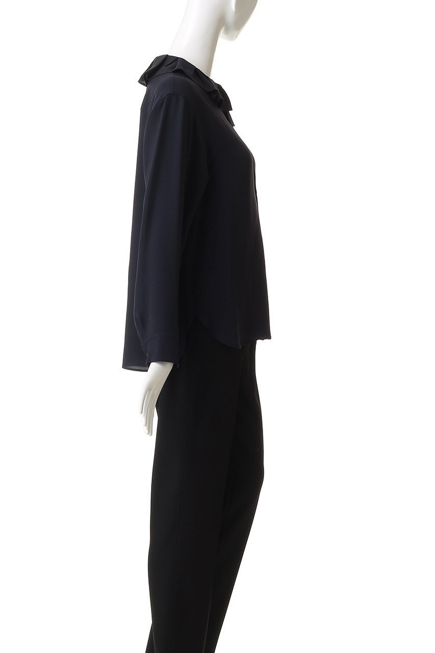 【マルティニーク/martinique】のアシンメトリーカラーブラウス 人気、トレンドファッション・服の通販 founy(ファニー) 　ファッション　Fashion　レディースファッション　Fashion for Women　トップス・カットソー　Cut & Sew Tops　シャツ・ブラウス・オフィスカジュアル　Elegant Blouses & Button-Ups　スリーブ　Sleeve, Long Sleeve / Short Sleeve　フリル　Frill, Ruffle　ロング　Long, Long-Length　other-3|ID: prp329100004918866 ipo3291000000036898081