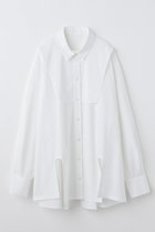 【エンフォルド/ENFOLD】のCHAIR SHIRT 人気、トレンドファッション・服の通販 founy(ファニー) ファッション Fashion レディースファッション Fashion for Women トップス・カットソー Cut & Sew Tops シャツ・ブラウス・オフィスカジュアル Elegant Blouses & Button-Ups スリーブ Sleeve, Long Sleeve / Short Sleeve タイプライター Typewriter Fabric, Crisp Cotton ロング Long, Long-Length 今季 This Season, Current Season thumbnail ホワイト|ID: prp329100004918869 ipo3291000000036898126