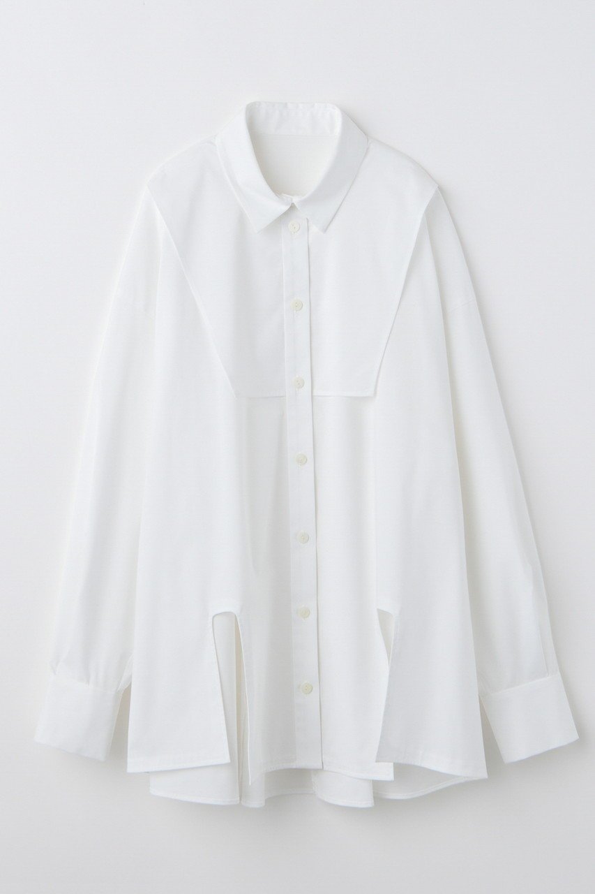 【エンフォルド/ENFOLD】のCHAIR SHIRT インテリア・キッズ・メンズ・レディースファッション・服の通販 founy(ファニー) 　ファッション　Fashion　レディースファッション　Fashion for Women　トップス・カットソー　Cut & Sew Tops　シャツ・ブラウス・オフィスカジュアル　Elegant Blouses & Button-Ups　スリーブ　Sleeve, Long Sleeve / Short Sleeve　タイプライター　Typewriter Fabric, Crisp Cotton　ロング　Long, Long-Length　今季　This Season, Current Season　ホワイト|ID: prp329100004918869 ipo3291000000036898126