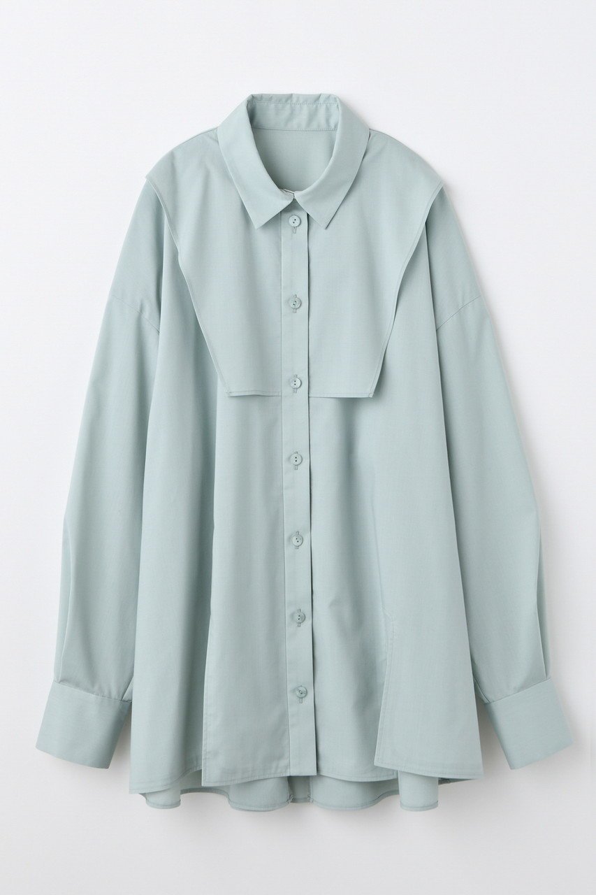 【エンフォルド/ENFOLD】のCHAIR SHIRT インテリア・キッズ・メンズ・レディースファッション・服の通販 founy(ファニー) 　ファッション　Fashion　レディースファッション　Fashion for Women　トップス・カットソー　Cut & Sew Tops　シャツ・ブラウス・オフィスカジュアル　Elegant Blouses & Button-Ups　スリーブ　Sleeve, Long Sleeve / Short Sleeve　タイプライター　Typewriter Fabric, Crisp Cotton　ロング　Long, Long-Length　今季　This Season, Current Season　ライトグレー|ID: prp329100004918869 ipo3291000000036898128