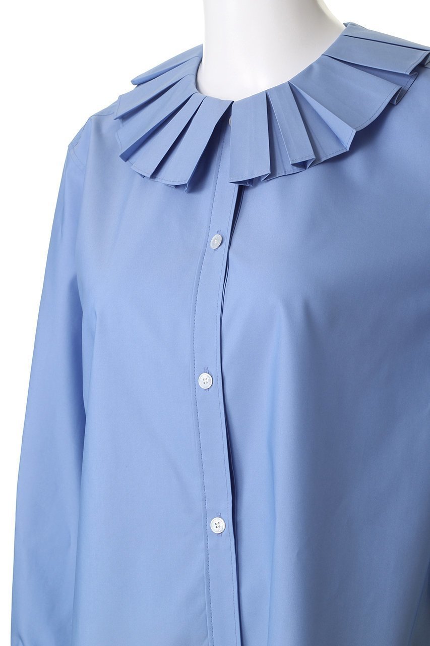 【デパリエ/DEPAREILLE】のコットンポリプリーツブラウス 人気、トレンドファッション・服の通販 founy(ファニー) 　ファッション　Fashion　レディースファッション　Fashion for Women　トップス・カットソー　Cut & Sew Tops　シャツ・ブラウス・オフィスカジュアル　Elegant Blouses & Button-Ups　おすすめ　Recommended / Our Picks　カフス　Cuff Design　カーディガン　Cardigan, Knitwear　ジャケット　Jacket, Outerwear　スリーブ　Sleeve, Long Sleeve / Short Sleeve　プリーツ　Pleats, Pleated　ロング　Long, Long-Length　other-5|ID: prp329100004918870 ipo3291000000036898137