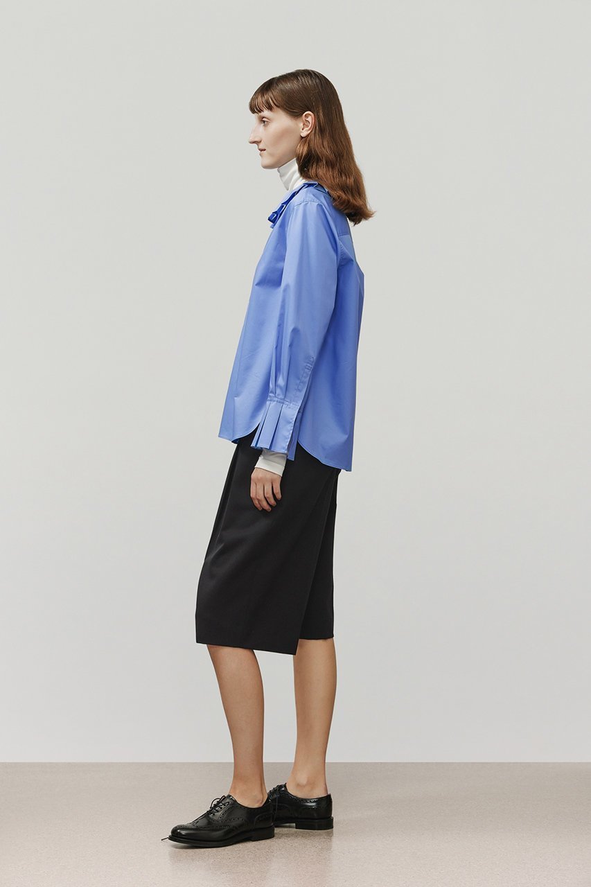 【デパリエ/DEPAREILLE】のコットンポリプリーツブラウス 人気、トレンドファッション・服の通販 founy(ファニー) 　ファッション　Fashion　レディースファッション　Fashion for Women　トップス・カットソー　Cut & Sew Tops　シャツ・ブラウス・オフィスカジュアル　Elegant Blouses & Button-Ups　おすすめ　Recommended / Our Picks　カフス　Cuff Design　カーディガン　Cardigan, Knitwear　ジャケット　Jacket, Outerwear　スリーブ　Sleeve, Long Sleeve / Short Sleeve　プリーツ　Pleats, Pleated　ロング　Long, Long-Length　other-6|ID: prp329100004918870 ipo3291000000036898138