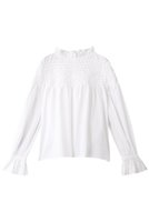 【マーレット/MERLETTE】のMAJORELLEブラウス 人気、トレンドファッション・服の通販 founy(ファニー) ファッション Fashion レディースファッション Fashion for Women トップス・カットソー Cut & Sew Tops シャツ・ブラウス・オフィスカジュアル Elegant Blouses & Button-Ups スリーブ Sleeve, Long Sleeve / Short Sleeve パーティ Party, Party Style フリル Frill, Ruffle ヨーク Yoke, Yoke Design ロング Long, Long-Length 定番 Standard, Basic Item |ID:prp329100004918871