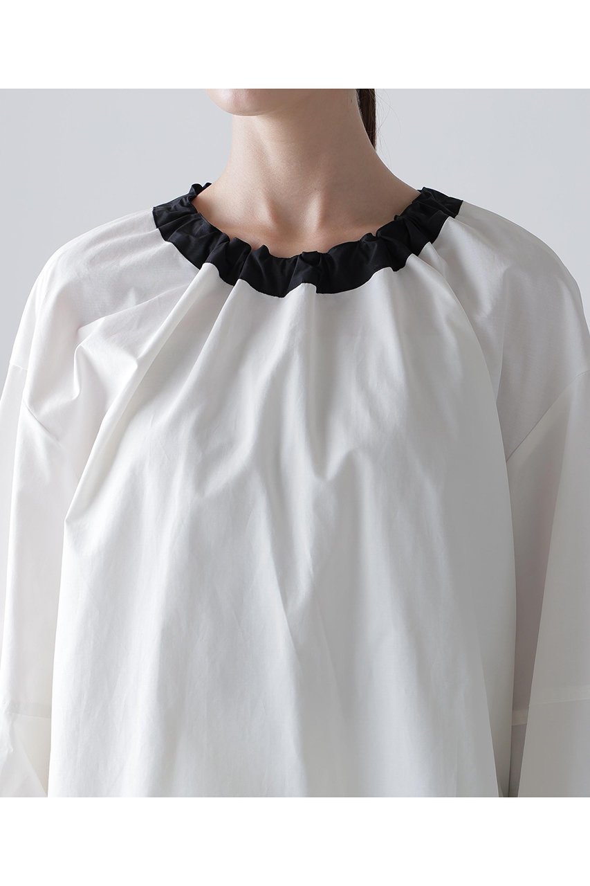 【アドーア/ADORE】のナイロンダンプブラウス 人気、トレンドファッション・服の通販 founy(ファニー) 　ファッション　Fashion　レディースファッション　Fashion for Women　トップス・カットソー　Cut & Sew Tops　シャツ・ブラウス・オフィスカジュアル　Elegant Blouses & Button-Ups　おすすめ　Recommended / Our Picks　ギャザー　Gathered, Ruffled　シンプル　Simple, Minimal　スリーブ　Sleeve, Long Sleeve / Short Sleeve　セットアップ　Set-Up, Coordinated Outfit　ロング　Long, Long-Length　エレガント 上品　Elegant　other-6|ID: prp329100004918872 ipo3291000000036898161