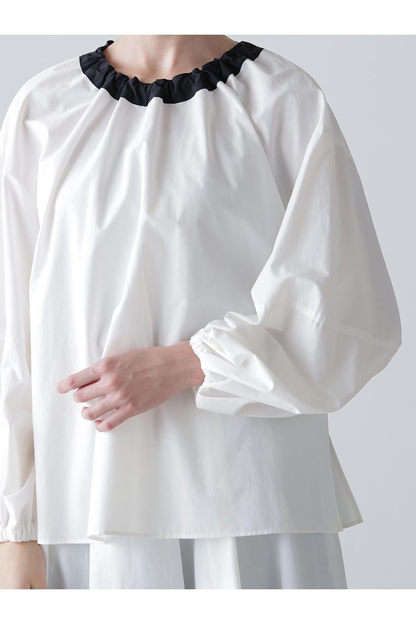 【アドーア/ADORE】のナイロンダンプブラウス 人気、トレンドファッション・服の通販 founy(ファニー) 　ファッション　Fashion　レディースファッション　Fashion for Women　トップス・カットソー　Cut & Sew Tops　シャツ・ブラウス・オフィスカジュアル　Elegant Blouses & Button-Ups　おすすめ　Recommended / Our Picks　ギャザー　Gathered, Ruffled　シンプル　Simple, Minimal　スリーブ　Sleeve, Long Sleeve / Short Sleeve　セットアップ　Set-Up, Coordinated Outfit　ロング　Long, Long-Length　エレガント 上品　Elegant　other-7|ID: prp329100004918872 ipo3291000000036898162