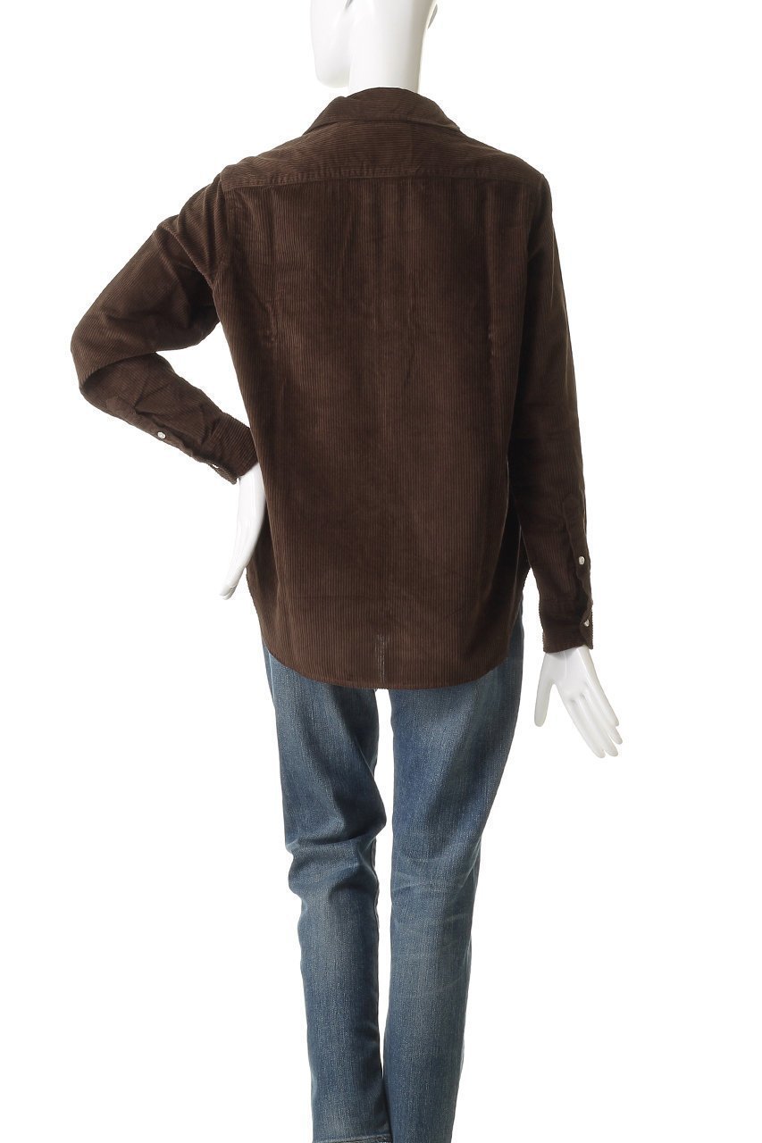 【フランク&アイリーン/Frank&Eileen】のEILEEN イタリアンコーデュロイ シャツ 人気、トレンドファッション・服の通販 founy(ファニー) 　ファッション　Fashion　レディースファッション　Fashion for Women　トップス・カットソー　Cut & Sew Tops　シャツ・ブラウス・オフィスカジュアル　Elegant Blouses & Button-Ups　エレガント 上品　Elegant　コーデュロイ　Corduroy, Cord Fabric　スリーブ　Sleeve, Long Sleeve / Short Sleeve　ポケット　Pocket, Pocket Detail　ロング　Long, Long-Length　other-4|ID: prp329100004918877 ipo3291000000036898200