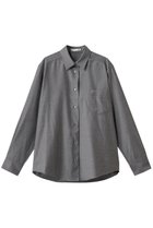 【ザ ロウ/THE ROW】のPINO SHIRT 人気、トレンドファッション・服の通販 founy(ファニー) ファッション Fashion レディースファッション Fashion for Women トップス・カットソー Cut & Sew Tops シャツ・ブラウス・オフィスカジュアル Elegant Blouses & Button-Ups シンプル Simple, Minimal スリーブ Sleeve, Long Sleeve / Short Sleeve パッチ Patch, Appliqué フロント Front, Front Design ポケット Pocket, Pocket Detail ロング Long, Long-Length thumbnail グレー|ID: prp329100004918878 ipo3291000000036898206
