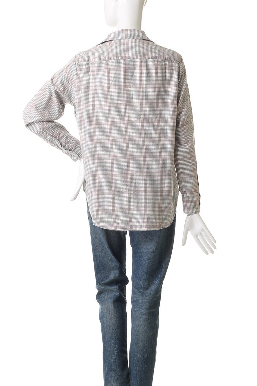 【フランク&アイリーン/Frank&Eileen】のEILEEN イタリアンコットン グレー ギンガムチェック シャツ 人気、トレンドファッション・服の通販 founy(ファニー) 　ファッション　Fashion　レディースファッション　Fashion for Women　トップス・カットソー　Cut & Sew Tops　シャツ・ブラウス・オフィスカジュアル　Elegant Blouses & Button-Ups　ギンガム　Gingham, Gingham Fabric　スリーブ　Sleeve, Long Sleeve / Short Sleeve　チェック　Check, Plaid, Tartan　ロング　Long, Long-Length　エレガント 上品　Elegant　再入荷　Restock / Back in Stock　other-4|ID: prp329100004918880 ipo3291000000036898223