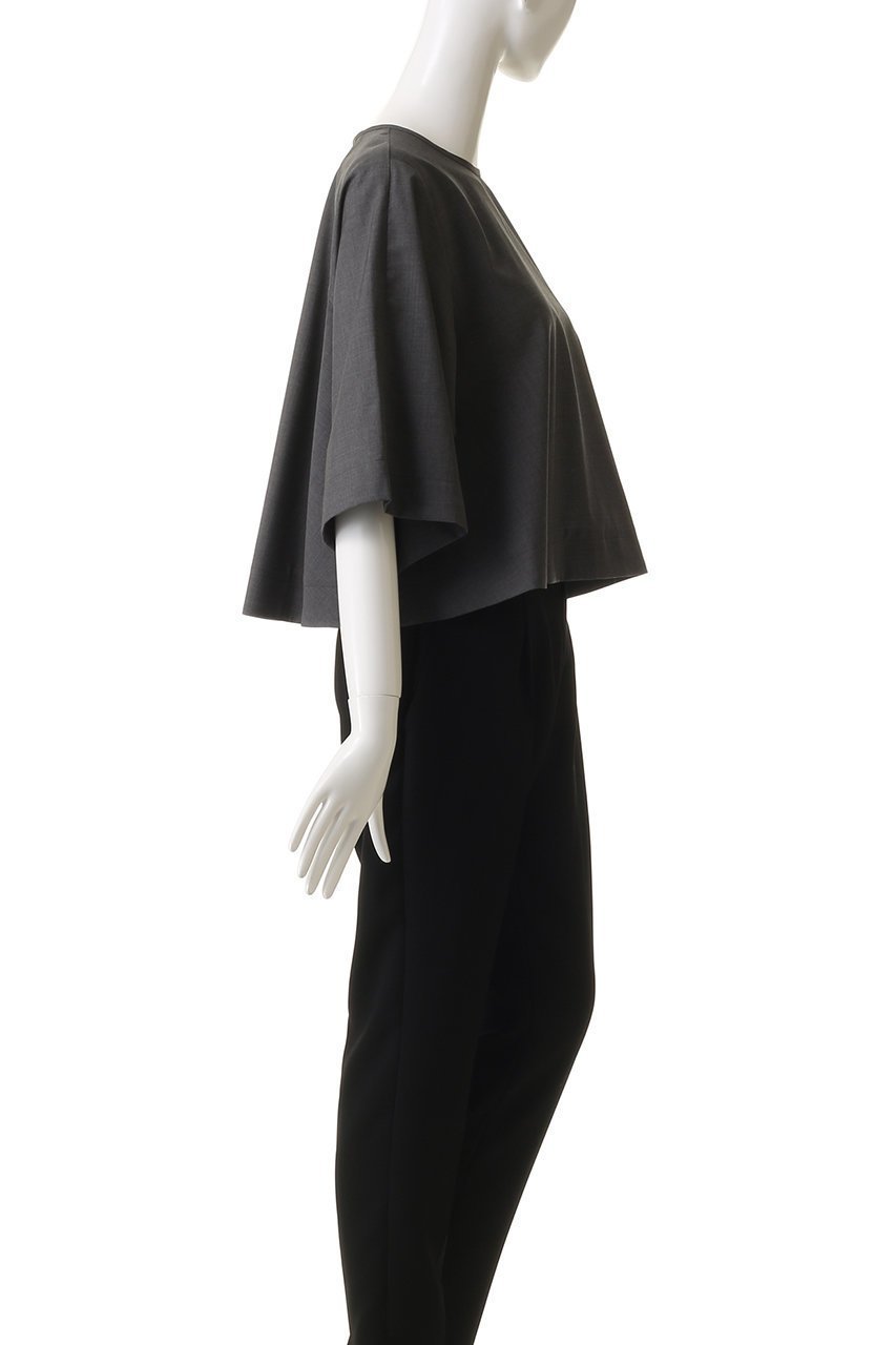 【オブリオ/AUBRIOT】のウーステッド テントトップス 人気、トレンドファッション・服の通販 founy(ファニー) 　ファッション　Fashion　レディースファッション　Fashion for Women　トップス・カットソー　Cut & Sew Tops　シャツ・ブラウス・オフィスカジュアル　Elegant Blouses & Button-Ups　イタリア　Italy　コンパクト　Compact, Small Size　ショート　Short, Short Length　スリーブ　Sleeve, Long Sleeve / Short Sleeve　スーツ　Suit, Formalwear　セットアップ　Set-Up, Coordinated Outfit　バランス　Balance, Style Balance　フレア　Flare, Flared　ペンシル　Pencil, Pencil Skirt　マニッシュ　Mannish, Boyish　メンズ　Men's, Menswear　other-3|ID: prp329100004918888 ipo3291000000036898293