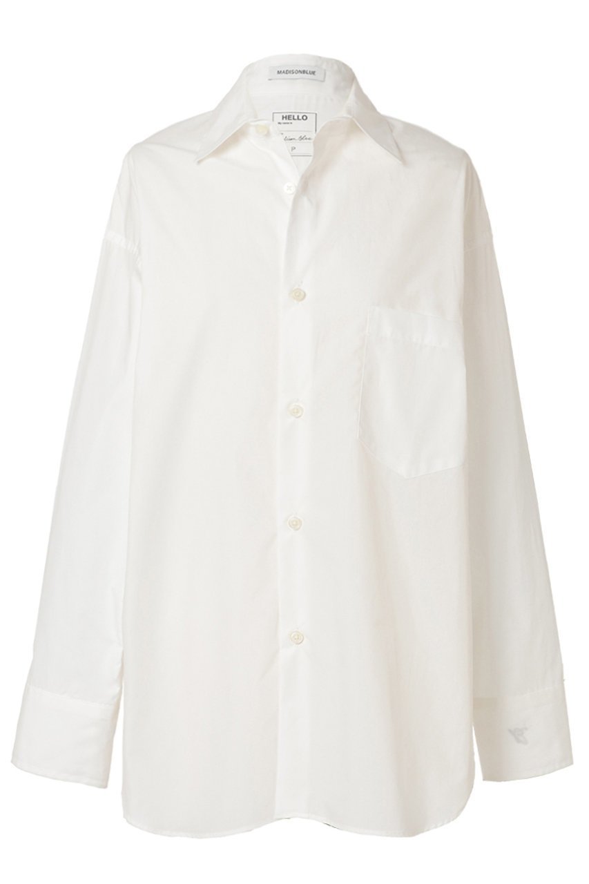 【マディソンブルー/MADISONBLUE】のJ.BRADLEY LONGSLEEVE SHIRT J.ブラッドリー ロングスリーブシャツ 人気、トレンドファッション・服の通販 founy(ファニー) 　ファッション　Fashion　レディースファッション　Fashion for Women　トップス・カットソー　Cut & Sew Tops　シャツ・ブラウス・オフィスカジュアル　Elegant Blouses & Button-Ups　カシュクール　Wrap Design　スリーブ　Sleeve, Long Sleeve / Short Sleeve　タイプライター　Typewriter Fabric, Crisp Cotton　ドレス　Dress, One-Piece　ロング　Long, Long-Length　定番　Standard, Basic Item　軽量　Lightweight, Ultra Light　 other-1|ID: prp329100004918890 ipo3291000000036898306