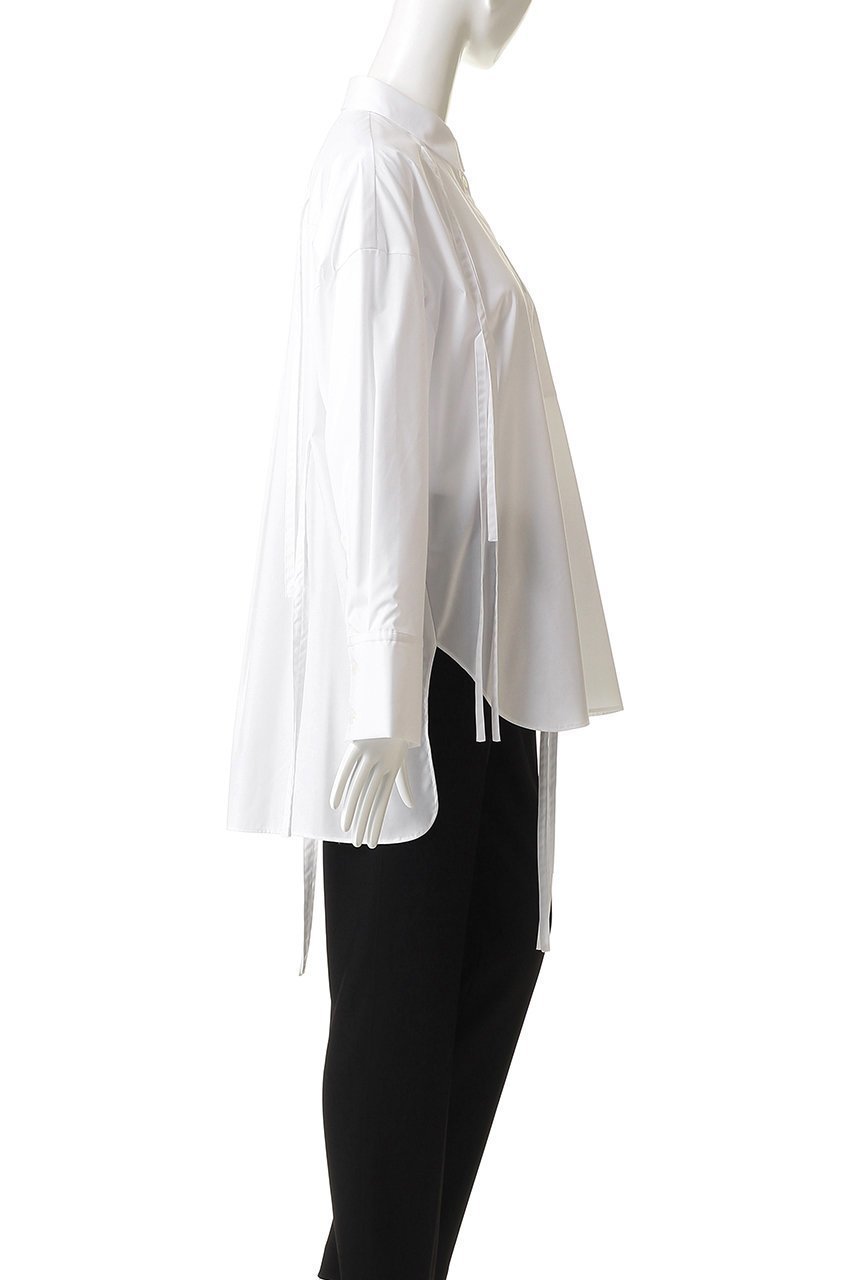 【エンフォルド/ENFOLD】のRIBBON SHIRT/シャツ 人気、トレンドファッション・服の通販 founy(ファニー) 　ファッション　Fashion　レディースファッション　Fashion for Women　トップス・カットソー　Cut & Sew Tops　シャツ・ブラウス・オフィスカジュアル　Elegant Blouses & Button-Ups　おすすめ　Recommended / Our Picks　スリーブ　Sleeve, Long Sleeve / Short Sleeve　ドレープ　Drape, Draping Fabric　フリンジ　Fringe, Tassel　リボン　Ribbon, Bow　ロング　Long, Long-Length　羽織　Haori, Light Jacket　other-3|ID: prp329100004918892 ipo3291000000036898323