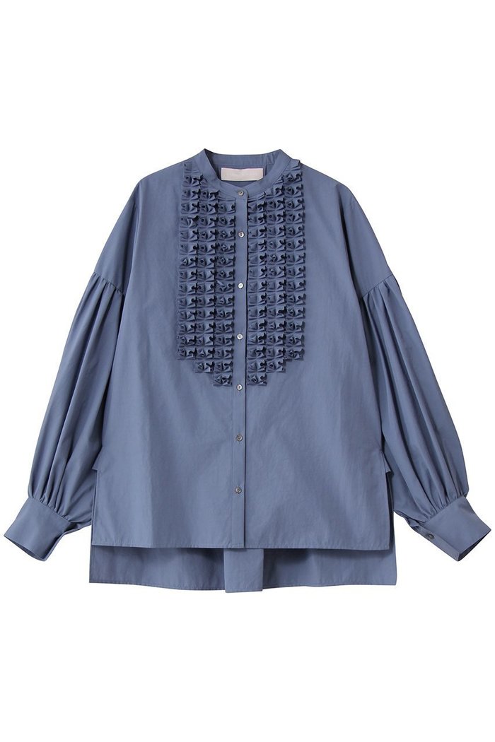 【マリリンムーン/MARILYN MOON】のモダンタックフリルシャツ インテリア・キッズ・メンズ・レディースファッション・服の通販 founy(ファニー) https://founy.com/ ファッション Fashion レディースファッション Fashion for Women トップス・カットソー Cut & Sew Tops シャツ・ブラウス・オフィスカジュアル Elegant Blouses & Button-Ups オケージョン Occasion Wear コンパクト Compact, Small Size ジャケット Jacket, Outerwear スリーブ Sleeve, Long Sleeve / Short Sleeve バランス Balance, Style Balance ロング Long, Long-Length 人気 Popular, Best Seller 新作・新入荷 New Arrivals / New In |ID: prp329100004918902 ipo3291000000036898397