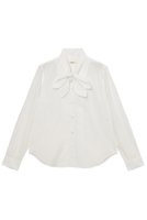 【ミラ ショーン バイ チカ キサダ/mila schon by chika kisada】のダブルリボンブラウス 人気、トレンドファッション・服の通販 founy(ファニー) ファッション Fashion レディースファッション Fashion for Women トップス・カットソー Cut & Sew Tops シャツ・ブラウス・オフィスカジュアル Elegant Blouses & Button-Ups スカーフ Scarf, Neckwear スリーブ Sleeve, Long Sleeve / Short Sleeve ダブル Double, Double-Breasted フェミニン Feminine, Girly リボン Ribbon, Bow ロング Long, Long-Length |ID:prp329100004918907