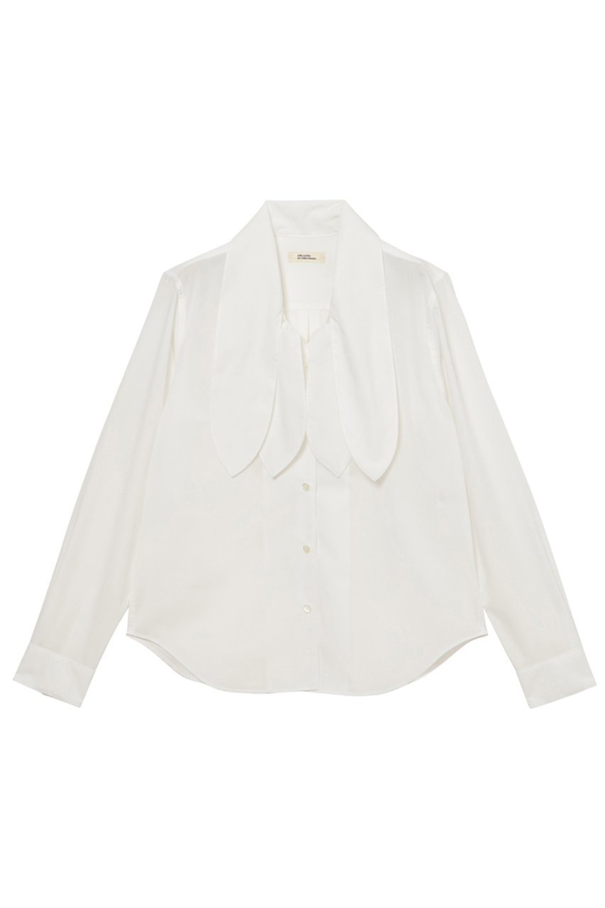 【ミラ ショーン バイ チカ キサダ/mila schon by chika kisada】のダブルリボンブラウス 人気、トレンドファッション・服の通販 founy(ファニー) 　ファッション　Fashion　レディースファッション　Fashion for Women　トップス・カットソー　Cut & Sew Tops　シャツ・ブラウス・オフィスカジュアル　Elegant Blouses & Button-Ups　スカーフ　Scarf, Neckwear　スリーブ　Sleeve, Long Sleeve / Short Sleeve　ダブル　Double, Double-Breasted　フェミニン　Feminine, Girly　リボン　Ribbon, Bow　ロング　Long, Long-Length　other-6|ID: prp329100004918907 ipo3291000000036898436