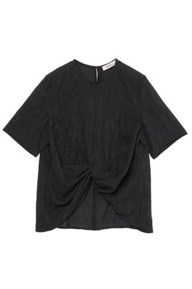 【ミラ ショーン バイ チカ キサダ/mila schon by chika kisada】 シルク混クリンクルクロスTブラウス人気、トレンドファッション・服の通販 founy(ファニー) ファッション Fashion レディースファッション Fashion for Women トップス・カットソー Cut & Sew Tops シャツ・ブラウス・オフィスカジュアル Elegant Blouses & Button-Ups おすすめ Recommended / Our Picks ギャザー Gathered, Ruffled ショート Short, Short Length シルク Silk, 100% Silk スリーブ Sleeve, Long Sleeve / Short Sleeve セットアップ Set-Up, Coordinated Outfit ドレス Dress, One-Piece フロント Front, Front Design 旅行 Travel |ID:prp329100004918908