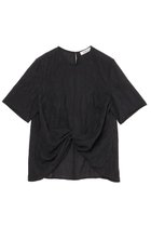 【ミラ ショーン バイ チカ キサダ/mila schon by chika kisada】のシルク混クリンクルクロスTブラウス 人気、トレンドファッション・服の通販 founy(ファニー) ファッション Fashion レディースファッション Fashion for Women トップス・カットソー Cut & Sew Tops シャツ・ブラウス・オフィスカジュアル Elegant Blouses & Button-Ups おすすめ Recommended / Our Picks ギャザー Gathered, Ruffled ショート Short, Short Length シルク Silk, 100% Silk スリーブ Sleeve, Long Sleeve / Short Sleeve セットアップ Set-Up, Coordinated Outfit ドレス Dress, One-Piece フロント Front, Front Design 旅行 Travel thumbnail ブラック|ID: prp329100004918908 ipo3291000000036898442