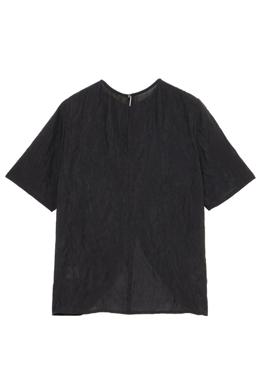 【ミラ ショーン バイ チカ キサダ/mila schon by chika kisada】のシルク混クリンクルクロスTブラウス 人気、トレンドファッション・服の通販 founy(ファニー) 　ファッション　Fashion　レディースファッション　Fashion for Women　トップス・カットソー　Cut & Sew Tops　シャツ・ブラウス・オフィスカジュアル　Elegant Blouses & Button-Ups　おすすめ　Recommended / Our Picks　ギャザー　Gathered, Ruffled　ショート　Short, Short Length　シルク　Silk, 100% Silk　スリーブ　Sleeve, Long Sleeve / Short Sleeve　セットアップ　Set-Up, Coordinated Outfit　ドレス　Dress, One-Piece　フロント　Front, Front Design　旅行　Travel　other-2|ID: prp329100004918908 ipo3291000000036898445