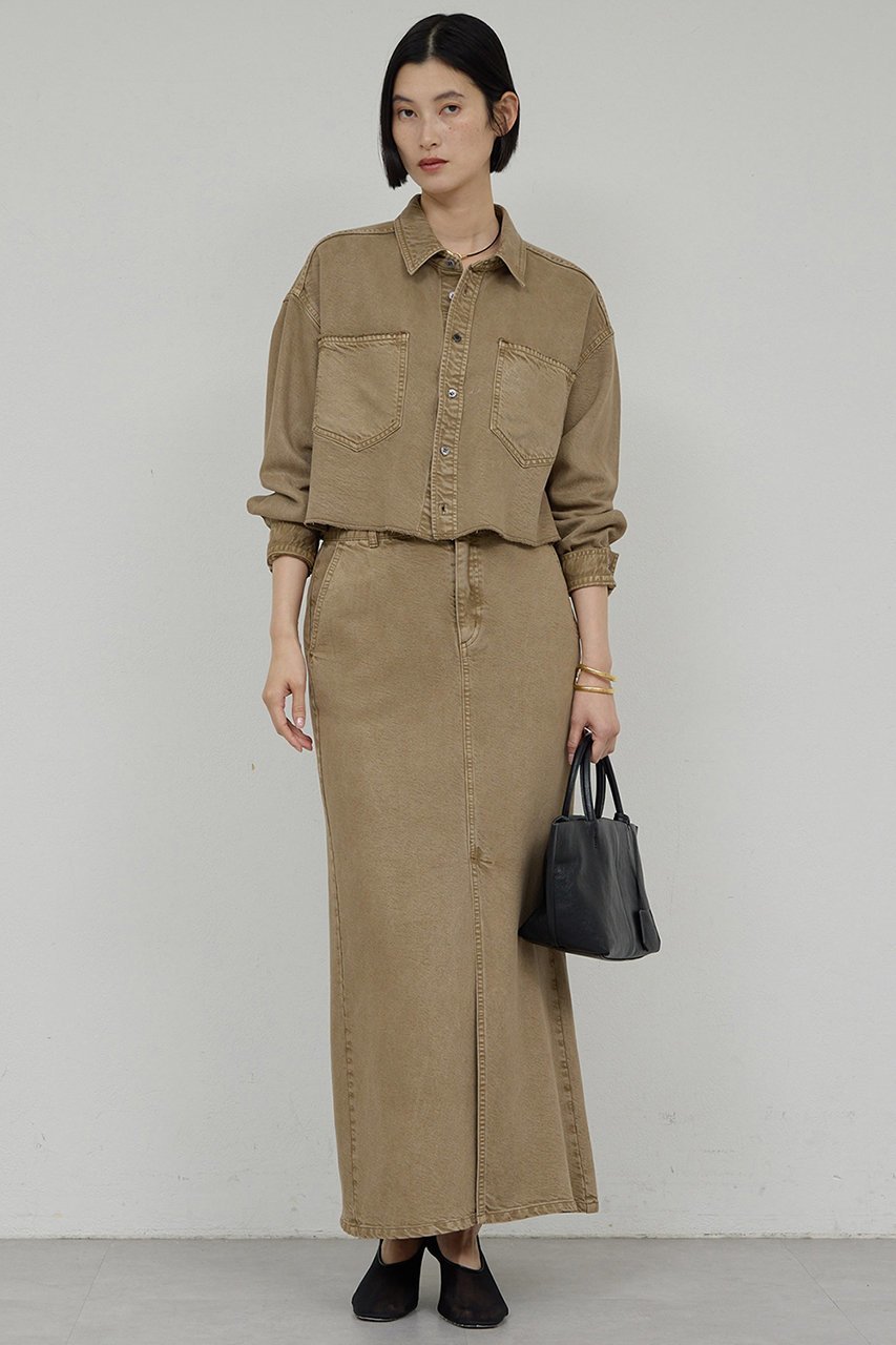 【ガリャルダガランテ/GALLARDAGALANTE】の【セットアップ対応】リヨセルショートシャツ 人気、トレンドファッション・服の通販 founy(ファニー) ファッション Fashion レディースファッション Fashion for Women トップス・カットソー Cut & Sew Tops シャツ・ブラウス・オフィスカジュアル Elegant Blouses & Button-Ups おすすめ Recommended / Our Picks ショート Short, Short Length スリーブ Sleeve, Long Sleeve / Short Sleeve セットアップ Set-Up, Coordinated Outfit ポケット Pocket, Pocket Detail ロング Long, Long-Length 今季 This Season, Current Season other-3|ID: prp329100004918910 ipo3291000000036898465