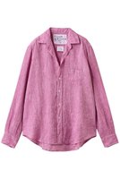 【フランク&アイリーン/Frank&Eileen】のEILEEN イタリアンリネン パープル シャツ 人気、トレンドファッション・服の通販 founy(ファニー) ファッション Fashion レディースファッション Fashion for Women トップス・カットソー Cut & Sew Tops シャツ・ブラウス・オフィスカジュアル Elegant Blouses & Button-Ups スリーブ Sleeve, Long Sleeve / Short Sleeve パープル Purple, Violet リネン Linen, Linen Fabric ロング Long, Long-Length |ID:prp329100004918911