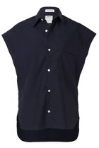 【マディソンブルー/MADISONBLUE】のJ.BRADLEY SLEEVELESS SHIRT J.ブラッドリー スリーブレスシャツ 人気、トレンドファッション・服の通販 founy(ファニー) ファッション Fashion レディースファッション Fashion for Women トップス・カットソー Cut & Sew Tops キャミソール&ノースリーブ Camisoles & Sleeveless Tops シャツ・ブラウス・オフィスカジュアル Elegant Blouses & Button-Ups ショルダー Shoulder, Shoulder Strap スリーブ Sleeve, Long Sleeve / Short Sleeve タイプライター Typewriter Fabric, Crisp Cotton ドレス Dress, One-Piece ドロップ Drop Shoulder, Dropped Style ノースリーブ Sleeveless, No-Sleeve フレンチ French, French Style 定番 Standard, Basic Item thumbnail ネイビー|ID: prp329100004918925 ipo3291000000036898596