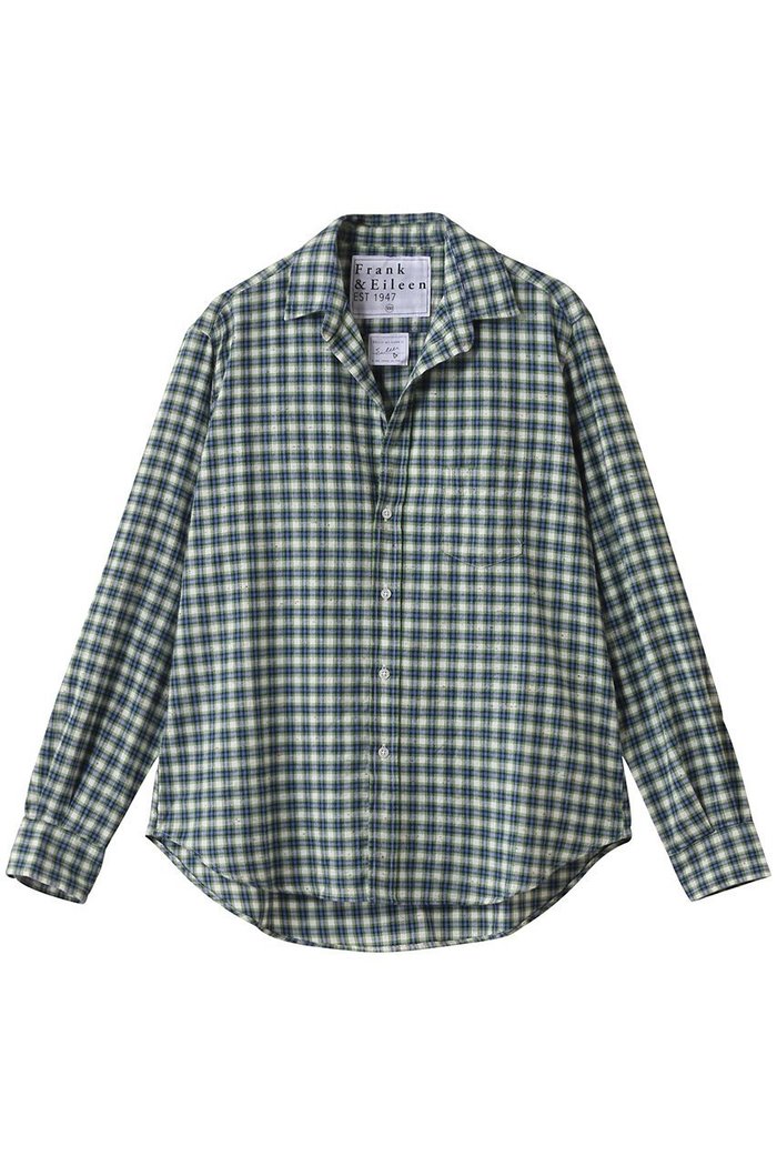【フランク&アイリーン/Frank&Eileen】のEILEEN イタリアンコットン ミニチェック シャツ インテリア・キッズ・メンズ・レディースファッション・服の通販 founy(ファニー) https://founy.com/ ファッション Fashion レディースファッション Fashion for Women トップス・カットソー Cut & Sew Tops シャツ・ブラウス・オフィスカジュアル Elegant Blouses & Button-Ups スリーブ Sleeve, Long Sleeve / Short Sleeve チェック Check, Plaid, Tartan ロング Long, Long-Length 定番 Standard, Basic Item |ID: prp329100004918928 ipo3291000000036898615