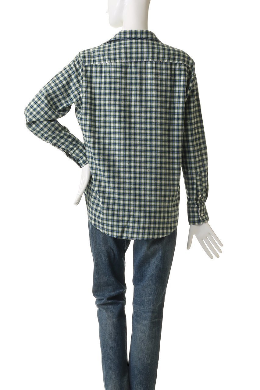 【フランク&アイリーン/Frank&Eileen】のEILEEN イタリアンコットン ミニチェック シャツ 人気、トレンドファッション・服の通販 founy(ファニー) 　ファッション　Fashion　レディースファッション　Fashion for Women　トップス・カットソー　Cut & Sew Tops　シャツ・ブラウス・オフィスカジュアル　Elegant Blouses & Button-Ups　スリーブ　Sleeve, Long Sleeve / Short Sleeve　チェック　Check, Plaid, Tartan　ロング　Long, Long-Length　定番　Standard, Basic Item　other-4|ID: prp329100004918928 ipo3291000000036898619