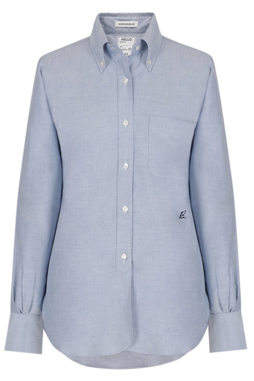 【マディソンブルー/MADISONBLUE】のMADISON L/S SHIRT MADISON ロングスリーブシャツ インテリア・キッズ・メンズ・レディースファッション・服の通販 founy(ファニー) 　ファッション　Fashion　レディースファッション　Fashion for Women　トップス・カットソー　Cut & Sew Tops　シャツ・ブラウス・オフィスカジュアル　Elegant Blouses & Button-Ups　クラシック　Classic, Timeless Style　スリーブ　Sleeve, Long Sleeve / Short Sleeve　プリーツ　Pleats, Pleated　ボックス　Boxy, Box Shape　ロング　Long, Long-Length　今季　This Season, Current Season　定番　Standard, Basic Item　サックス|ID: prp329100004918934 ipo3291000000036898663