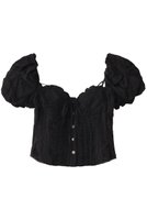 【メゾンスペシャル/MAISON SPECIAL】の2way Cotton Puff Sleeve Bustier/2WAYコットンパフスリーブビスチェ 人気、トレンドファッション・服の通販 founy(ファニー) ファッション Fashion レディースファッション Fashion for Women トップス・カットソー Cut & Sew Tops キャミソール&ノースリーブ Camisoles & Sleeveless Tops シャツ・ブラウス・オフィスカジュアル Elegant Blouses & Button-Ups ビスチェ Bustiers & Corset Tops / Layered Bustier Style キャミソール Camisole, Spaghetti Strap Top ストライプ Stripe, Striped Pattern スリーブ Sleeve, Long Sleeve / Short Sleeve タンク Tank Top, Sleeveless Top ドッキング Docking, Mixed Material ノースリーブ Sleeveless, No-Sleeve フィット Fit, Slim Fit フェミニン Feminine, Girly フリル Frill, Ruffle おすすめ Recommended / Our Picks 夏 Summer |ID:prp329100004918939
