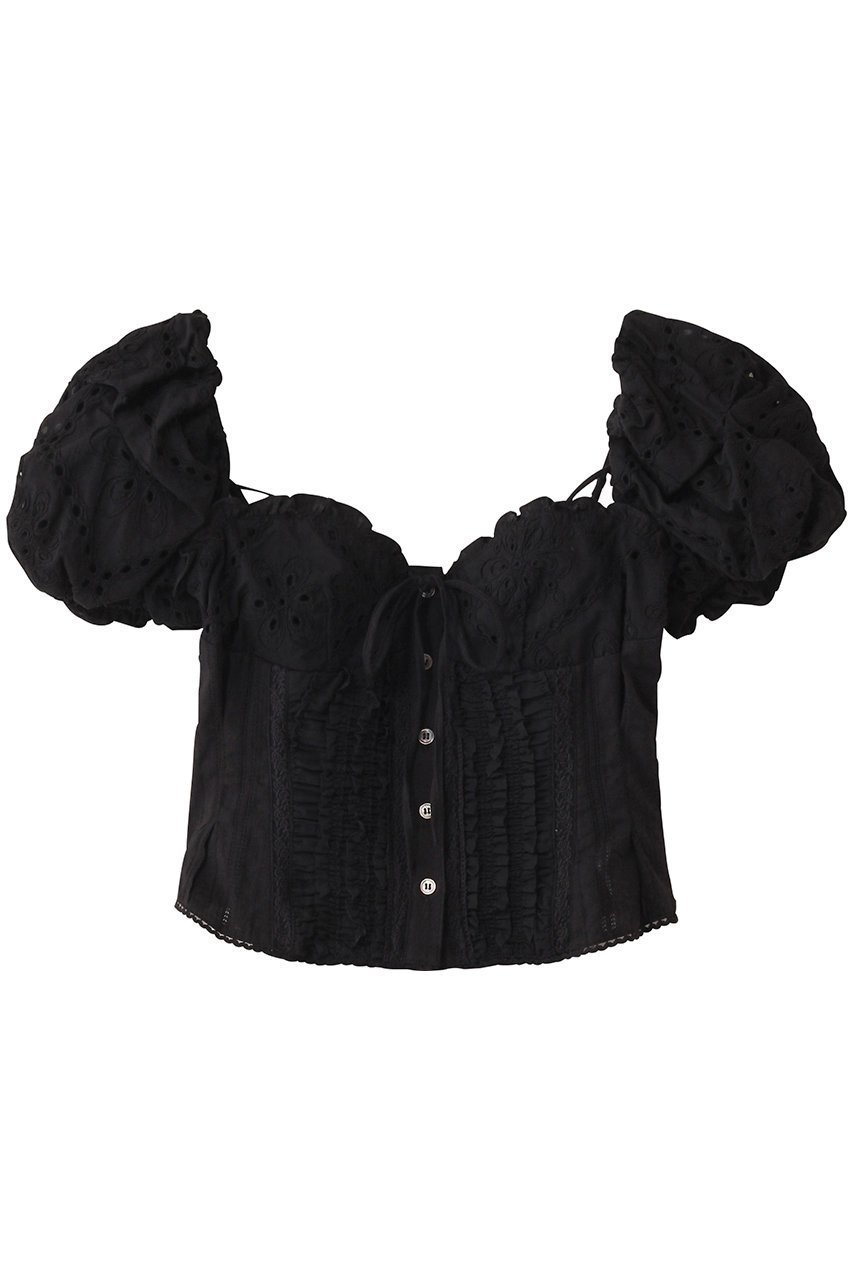 【メゾンスペシャル/MAISON SPECIAL】の2way Cotton Puff Sleeve Bustier/2WAYコットンパフスリーブビスチェ 人気、トレンドファッション・服の通販 founy(ファニー) 　ファッション　Fashion　レディースファッション　Fashion for Women　トップス・カットソー　Cut & Sew Tops　キャミソール&ノースリーブ　Camisoles & Sleeveless Tops　シャツ・ブラウス・オフィスカジュアル　Elegant Blouses & Button-Ups　ビスチェ　Bustiers & Corset Tops / Layered Bustier Style　キャミソール　Camisole, Spaghetti Strap Top　ストライプ　Stripe, Striped Pattern　スリーブ　Sleeve, Long Sleeve / Short Sleeve　タンク　Tank Top, Sleeveless Top　ドッキング　Docking, Mixed Material　ノースリーブ　Sleeveless, No-Sleeve　フィット　Fit, Slim Fit　フェミニン　Feminine, Girly　フリル　Frill, Ruffle　おすすめ　Recommended / Our Picks　夏　Summer　 other-1|ID: prp329100004918939 ipo3291000000036898689