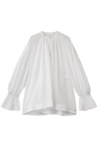 【アルアバイル/allureville】のソフトオーガンジーブラウス 人気、トレンドファッション・服の通販 founy(ファニー) ファッション Fashion レディースファッション Fashion for Women トップス・カットソー Cut & Sew Tops シャツ・ブラウス・オフィスカジュアル Elegant Blouses & Button-Ups エアリー Airy Texture オーガンジー Organza Fabric シャーリング Shirring, Ruched スリーブ Sleeve, Long Sleeve / Short Sleeve ヘムライン Hemline, Bottom Cut ボトム Bottoms, Lower Wear ロング Long, Long-Length エレガント 上品 Elegant thumbnail オフホワイト|ID: prp329100004918944 ipo3291000000036898726