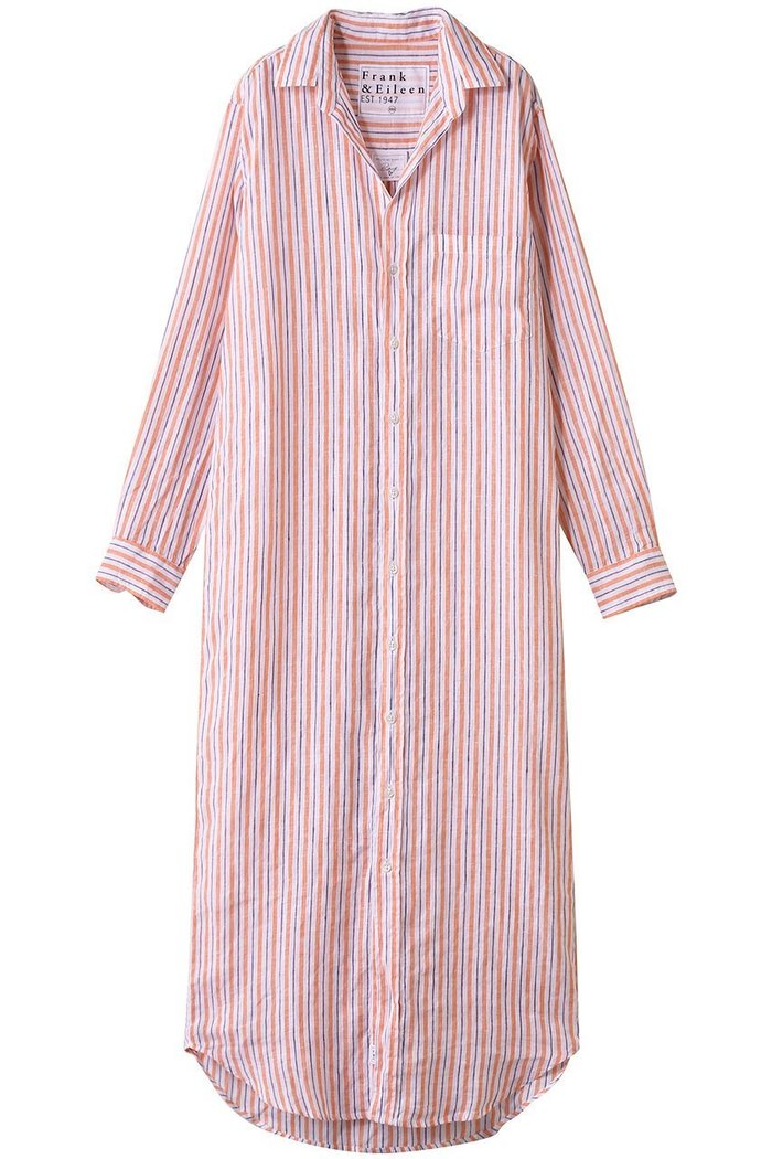 【フランク&アイリーン/Frank&Eileen】のRORY イタリアンリネン マルチストライプ ロングシャツ インテリア・キッズ・メンズ・レディースファッション・服の通販 founy(ファニー) https://founy.com/ ファッション Fashion レディースファッション Fashion for Women トップス・カットソー Cut & Sew Tops シャツ・ブラウス・オフィスカジュアル Elegant Blouses & Button-Ups スタイリッシュ Stylish, Fashionable ストライプ Stripe, Striped Pattern スリーブ Sleeve, Long Sleeve / Short Sleeve リネン Linen, Linen Fabric ロング Long, Long-Length 羽織 Haori, Light Jacket |ID: prp329100004918946 ipo3291000000036898741