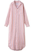 【フランク&アイリーン/Frank&Eileen】のRORY イタリアンリネン マルチストライプ ロングシャツ 人気、トレンドファッション・服の通販 founy(ファニー) ファッション Fashion レディースファッション Fashion for Women トップス・カットソー Cut & Sew Tops シャツ・ブラウス・オフィスカジュアル Elegant Blouses & Button-Ups スタイリッシュ Stylish, Fashionable ストライプ Stripe, Striped Pattern スリーブ Sleeve, Long Sleeve / Short Sleeve リネン Linen, Linen Fabric ロング Long, Long-Length 羽織 Haori, Light Jacket thumbnail オレンジ|ID: prp329100004918946 ipo3291000000036898743