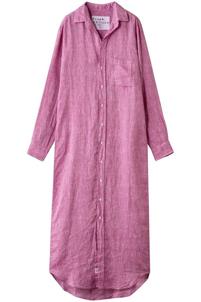【フランク&アイリーン/Frank&Eileen】のRORY イタリアンリネン パープル ロングシャツ インテリア・キッズ・メンズ・レディースファッション・服の通販 founy(ファニー) https://founy.com/ ファッション Fashion レディースファッション Fashion for Women トップス・カットソー Cut & Sew Tops シャツ・ブラウス・オフィスカジュアル Elegant Blouses & Button-Ups スリーブ Sleeve, Long Sleeve / Short Sleeve パープル Purple, Violet リネン Linen, Linen Fabric ロング Long, Long-Length 羽織 Haori, Light Jacket |ID: prp329100004918947 ipo3291000000036898748