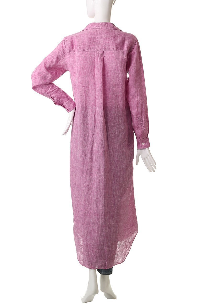 【フランク&アイリーン/Frank&Eileen】のRORY イタリアンリネン パープル ロングシャツ 人気、トレンドファッション・服の通販 founy(ファニー) 　ファッション　Fashion　レディースファッション　Fashion for Women　トップス・カットソー　Cut & Sew Tops　シャツ・ブラウス・オフィスカジュアル　Elegant Blouses & Button-Ups　スリーブ　Sleeve, Long Sleeve / Short Sleeve　パープル　Purple, Violet　リネン　Linen, Linen Fabric　ロング　Long, Long-Length　羽織　Haori, Light Jacket　other-4|ID: prp329100004918947 ipo3291000000036898752